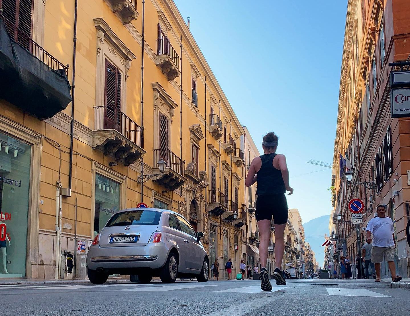 Running in Palermo