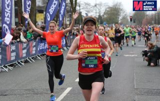 Manchester marathon finish line